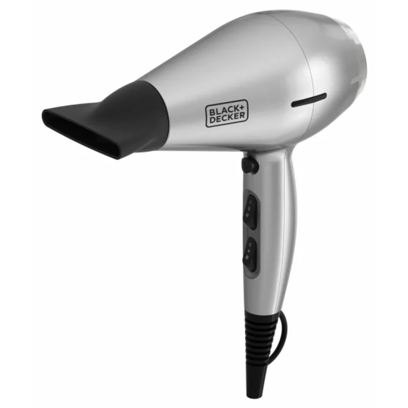 Uscător de păr, Black+Decker, BXHDA2400E, gri 2400W — preț și oferte