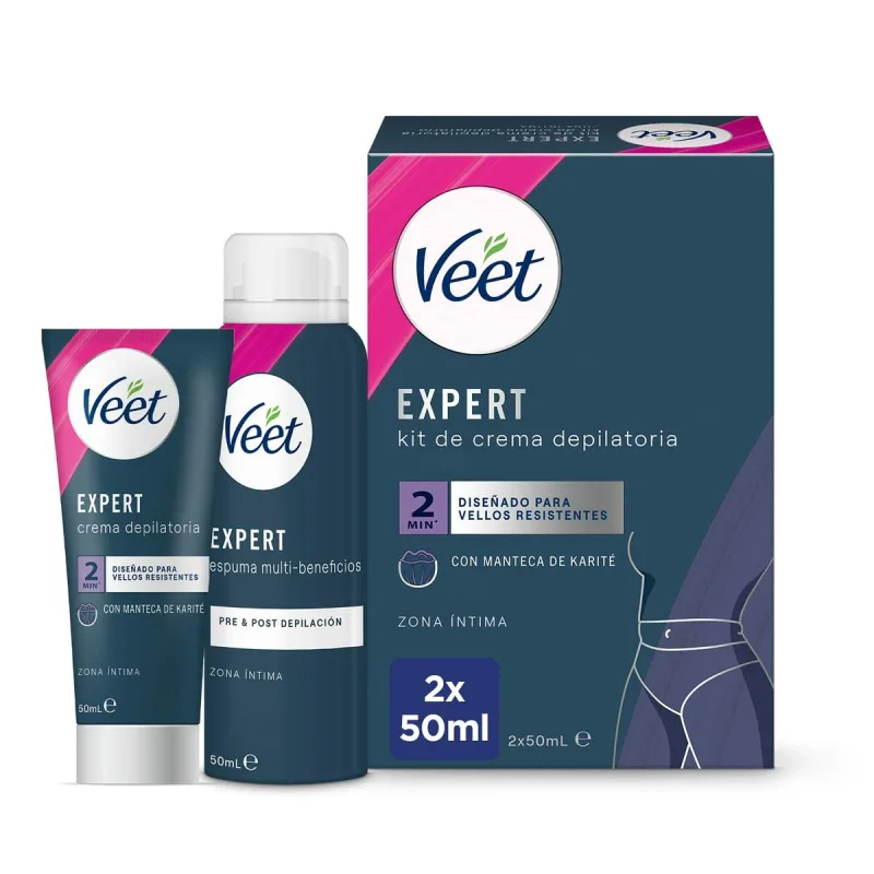 Set depilare, Veet, Expert, 2 piese, alb — preț și oferte
