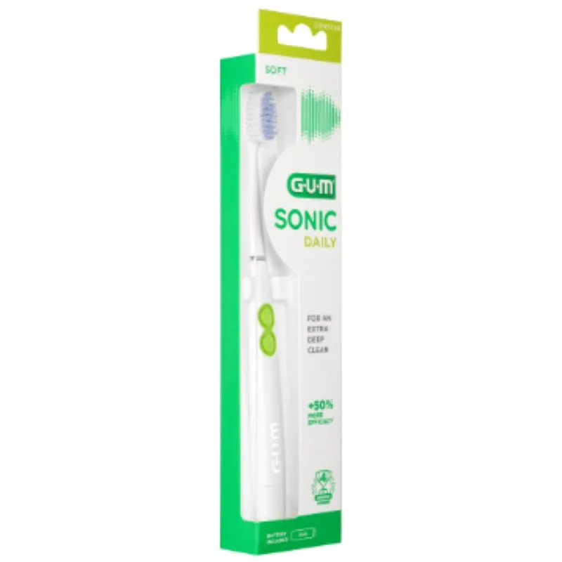Periuta de dinti soft Daily Sonic, 1 bucata, Sunstar Gum — preț și oferte