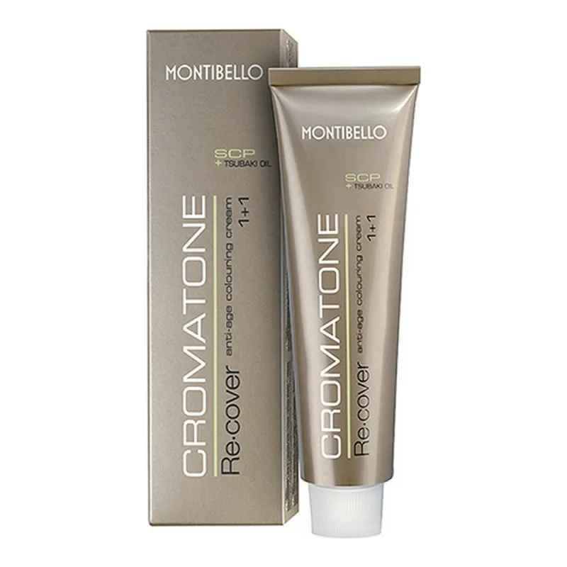 Vopsea permanentă, Montibello, Cromatone Re Cover, șaten închis, 60 ml — preț și oferte