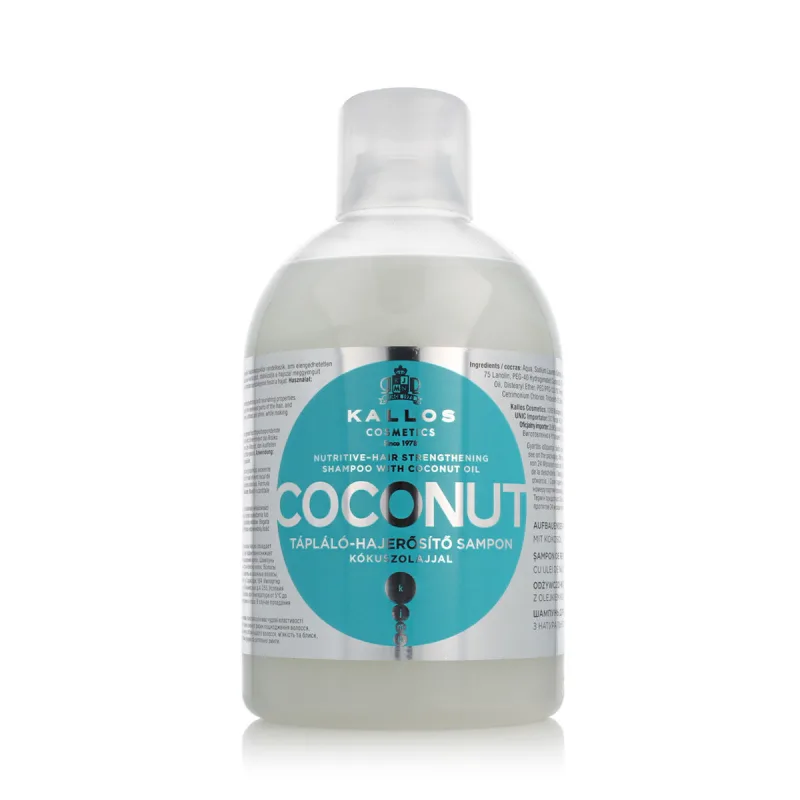 Șampon, Kallos, Kjmn, hrănitor și întăritor, cocos, 1000ml — preț și oferte