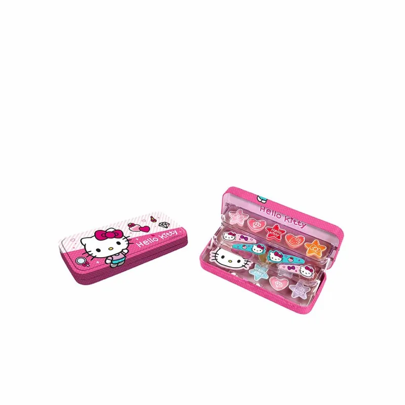 Set machiaj pentru copii, Hello Kitty, Plumier Alumino, 18 piese — preț și oferte