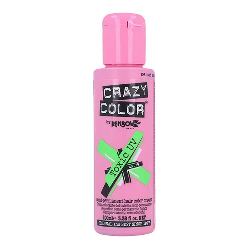 Vopsea permanentă, Crazy Color, 79, verde, 100 ml — preț și oferte