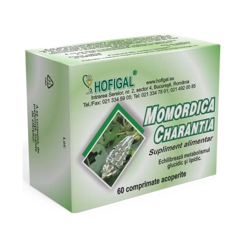 Momordica Charantia, 60 comprimate, Hofigal — preț și oferte
