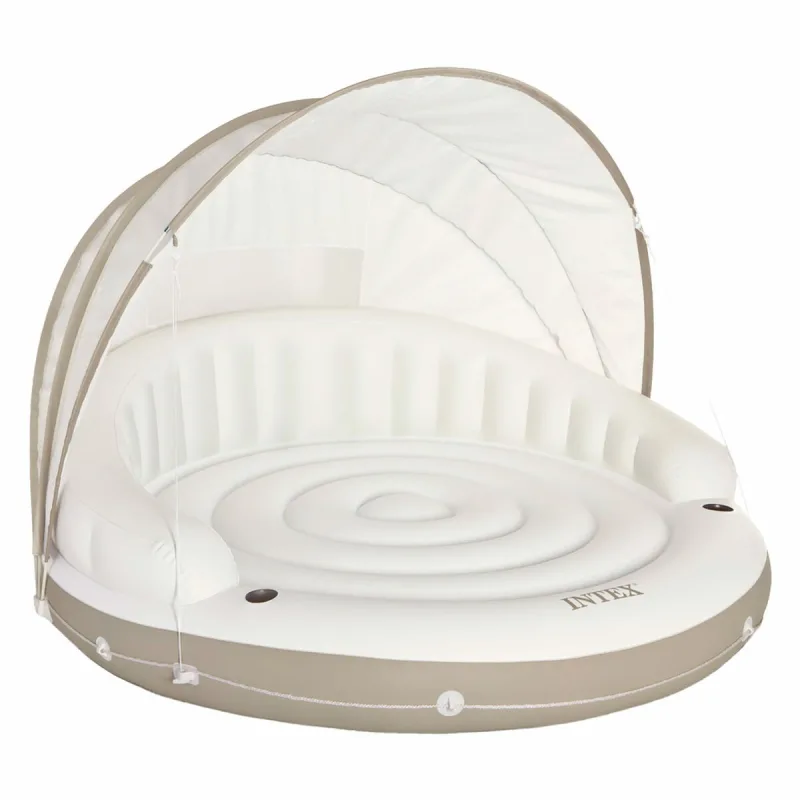 Insulă gonflabilă NO:XQSE, Canopy, alb, 199 x 150 cm — preț și oferte