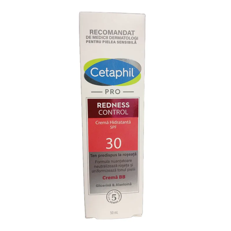 Crema hidratanta de zi cu SPF 30 Redness Control PRO, 50 ml, Cetaphil — preț și oferte