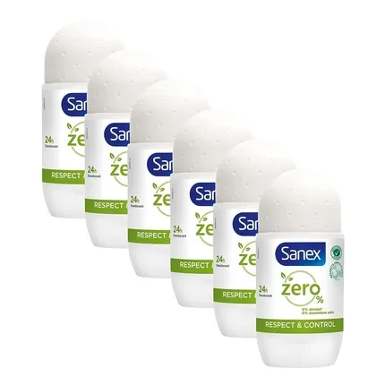 Deodorant roll-on, Sanex, Zero, 50 ml, rezistență ridicată — preț și oferte