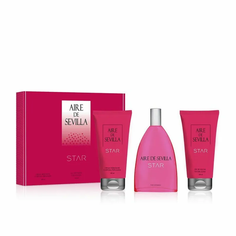 Set parfum dama, Instituto Español, Aire Sevilla Star, 3 piese — preț și oferte