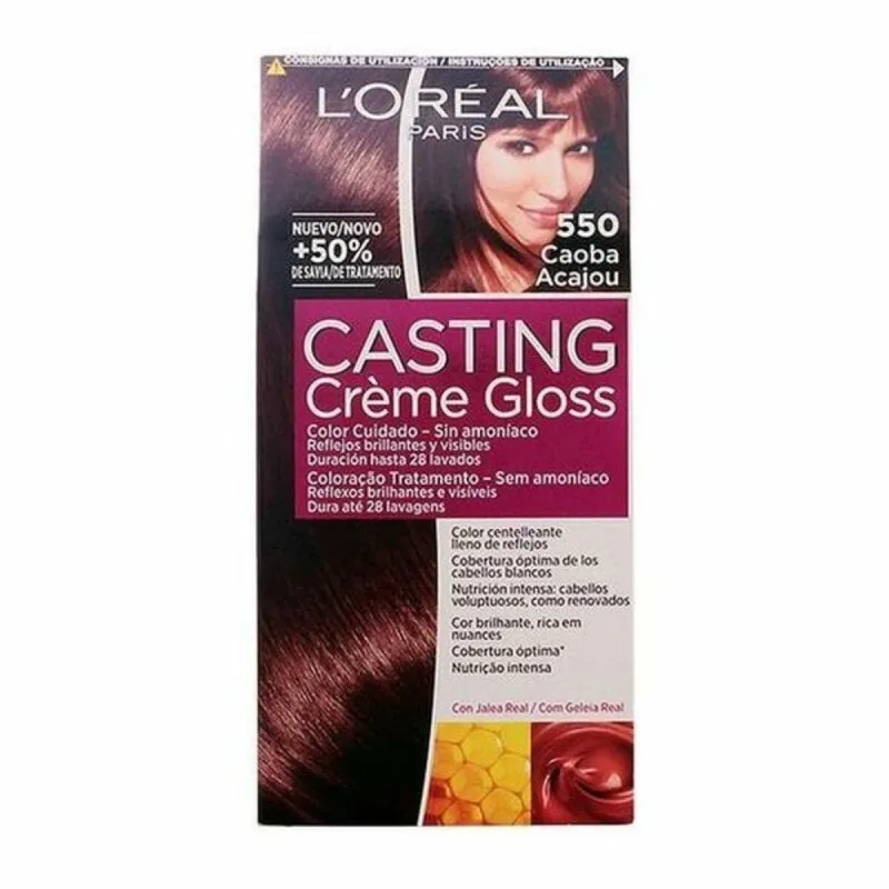 Vopsea păr, L'Oréal, Casting Creme Gloss, mahon, 180 ml — preț și oferte