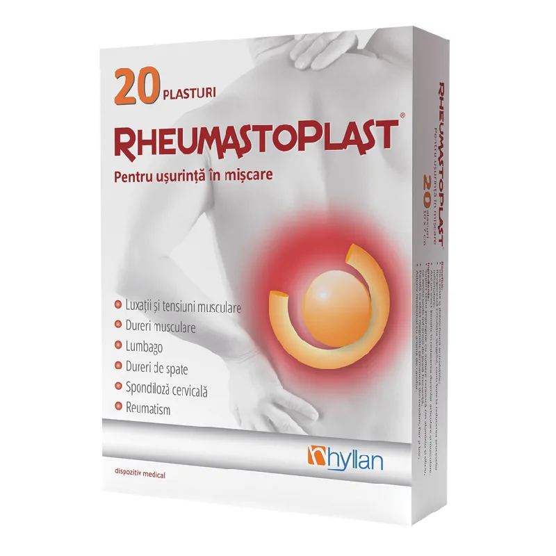 RheumastoPlast, 20 plasturi, Hyllan HYLLAN PHARMA — preț și oferte