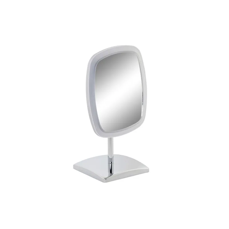 Oglindă de mărire LED, DKD Home Decor, argintiu, metal Unknown — preț și oferte