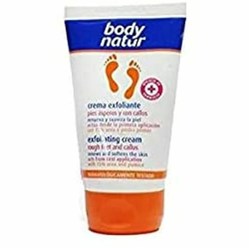 Cremă exfoliantă, Body Natur, Pies, alb, 100 ml Crema — preț și oferte