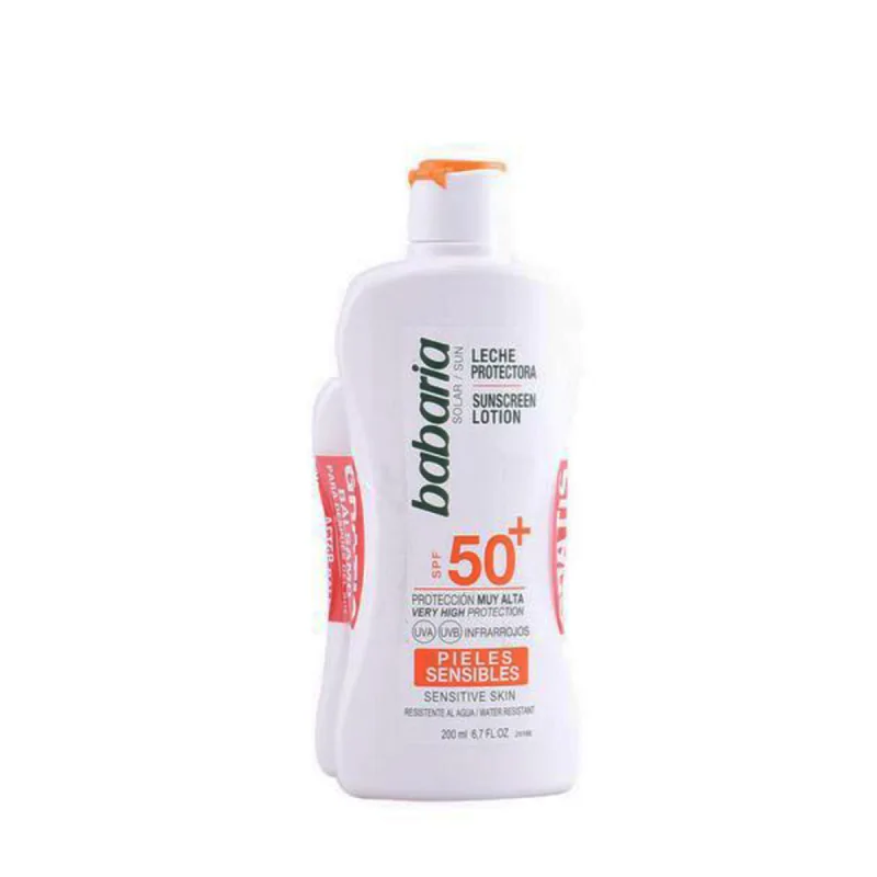 Set protecție solară Babaria, Dph, SPF 50+, două piese — preț și oferte