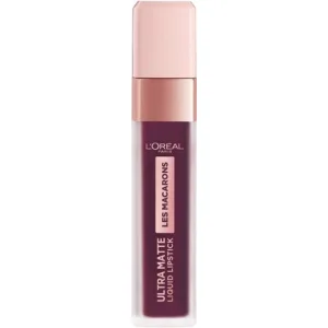 Ruj, L'Oréal, Make Up Les Macarons, culoare negru coacăză, 7,6 ml