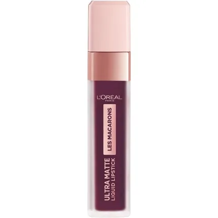 Ruj, L'Oréal, Make Up Les Macarons, culoare negru coacăză, 7,6 ml — preț și oferte