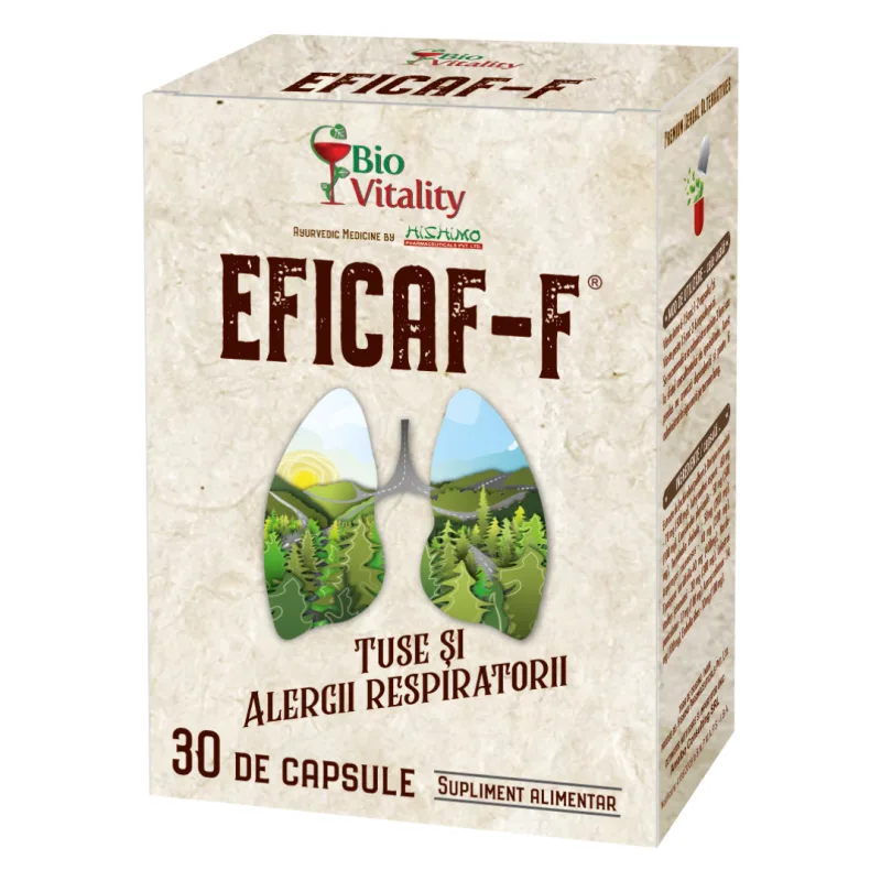Eficaf-F, 30 capsule, Bio Vitality — preț și oferte
