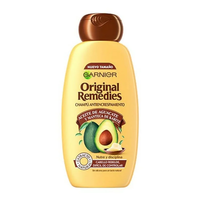 Șampon Anti-Frizz, Garnier, Original Remedies, păr creț, 300 ml — preț și oferte
