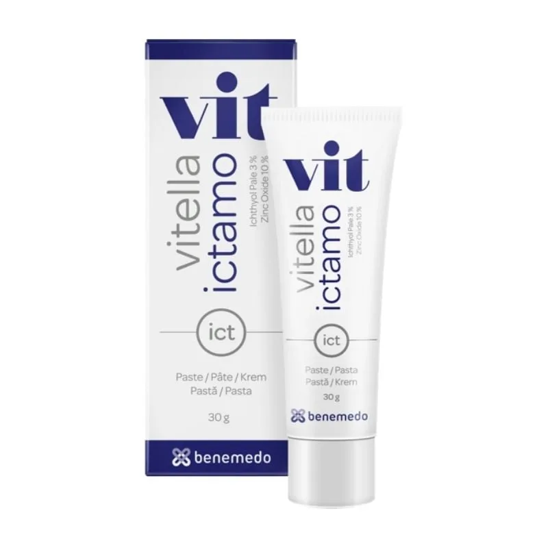 Crema antiinflamatoare Vitella Ictamo, 30g, Benemedo — preț și oferte