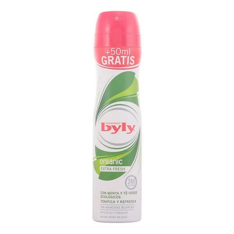 Deodorant spray, Byly, Organic Extra Fresh, 200 ml, unisex — preț și oferte
