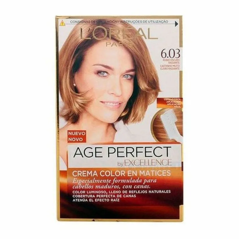 Vopsea permenantă, L'Oréal Paris, Excellence Age Perfect, blond închis L'OREAL PARIS — preț și oferte