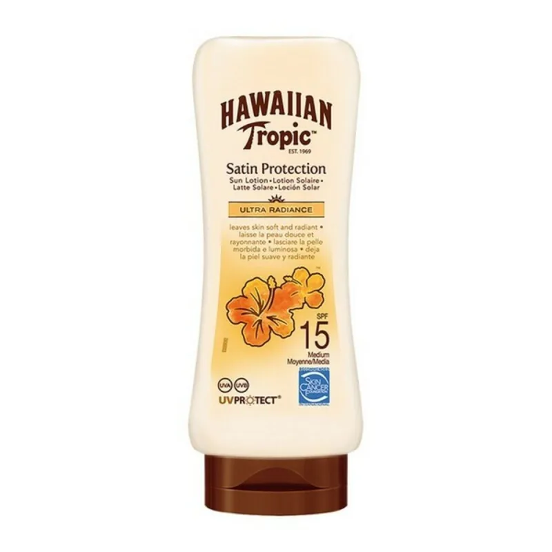 Lotiune de plajă, Hawaiian Tropic, Satin Protection, 180 ml, bej deschis — preț și oferte