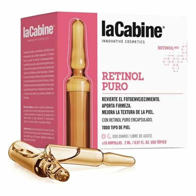 Fiolă antirid, laCabine, Retinol, set 10 x 2 ml — preț și oferte