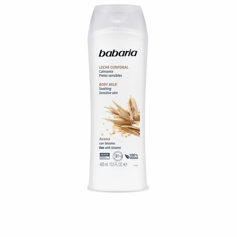 Loțiune de corp, Babaria, Avena, piele sensibilă, ovăz, 400 ml — preț și oferte