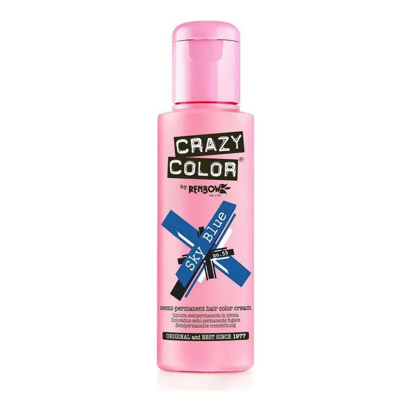 Vopsea semi-permanentă păr Crazy Color, Sky Blue, 100 ml — preț și oferte