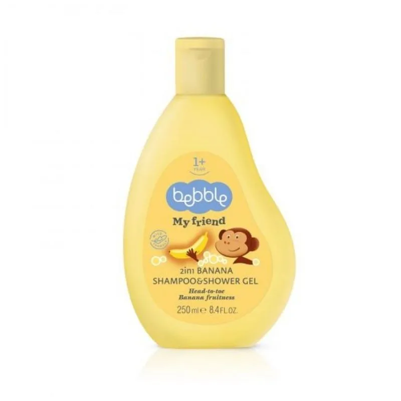 Bebble My friend Sampon si gel 2 in 1 Banana, 250 ml — preț și oferte