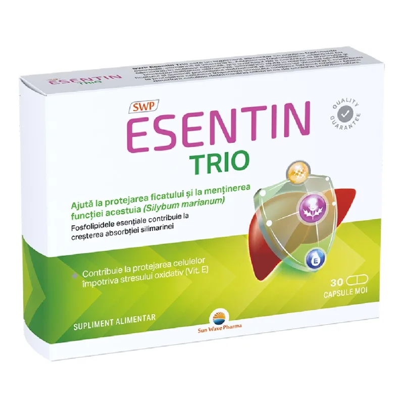 Esentin Trio, 30 capsule, Sun Wave Pharma — preț și oferte