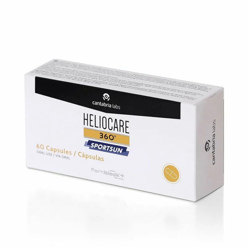 Capsule, Heliocare, Sportsun, protecție solară, 60 bucăți — preț și oferte
