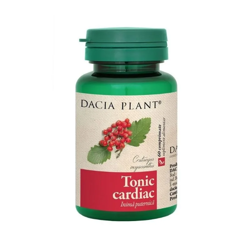 Tonic cardiac, 60 comprimate, Dacia Plant — preț și oferte