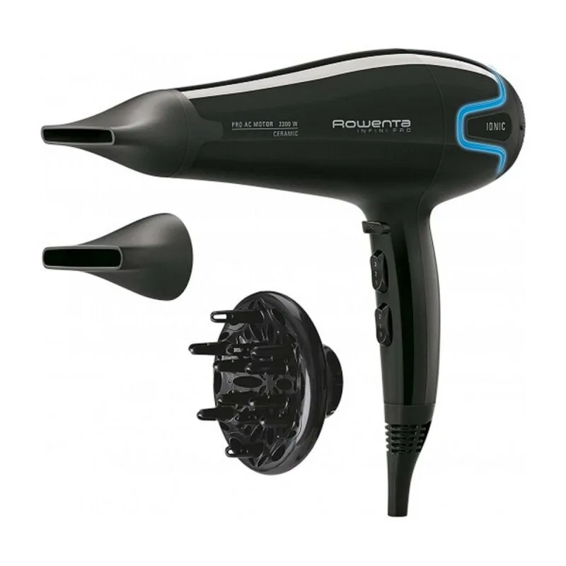 Uscător de păr, Rowenta, CV8730E0, negru, 2200W REAL FEEL — preț și oferte