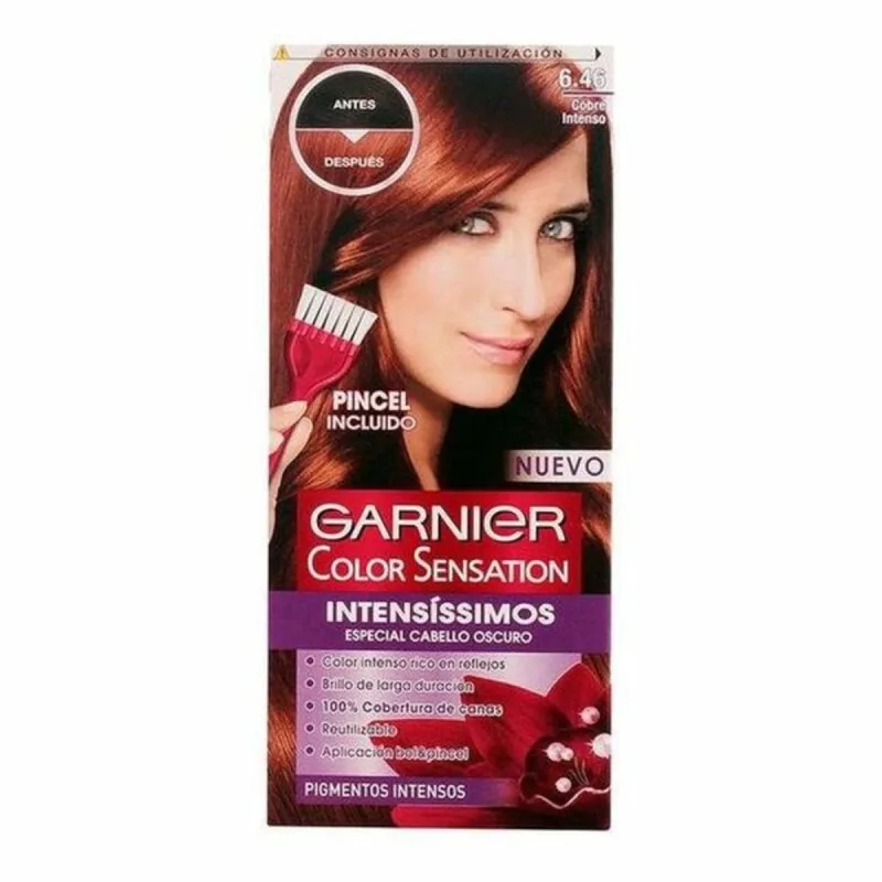 Vopsea permanentă, Garnier, Color Sensation Intensissimos, cupru intens, 110 g — preț și oferte