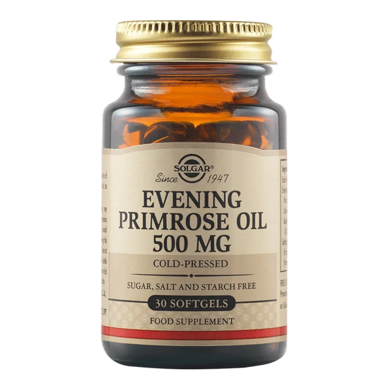 Evening Primrose Oil 500mg, 30 capsule gel, Solgar — preț și oferte