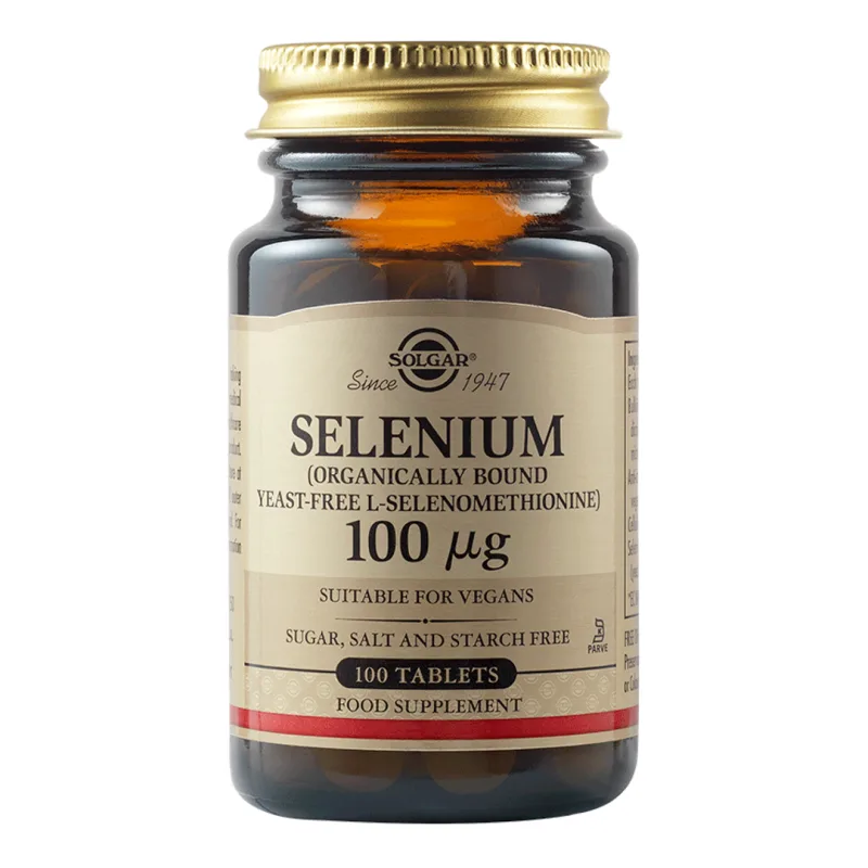 Selenium 100mcg, 100 tablete, Solgar — preț și oferte