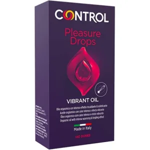 Ulei masaj, Control, Pleasure Drops, vibrant, 50 ml