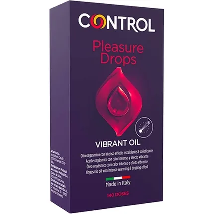 Ulei masaj, Control, Pleasure Drops, vibrant, 50 ml — preț și oferte