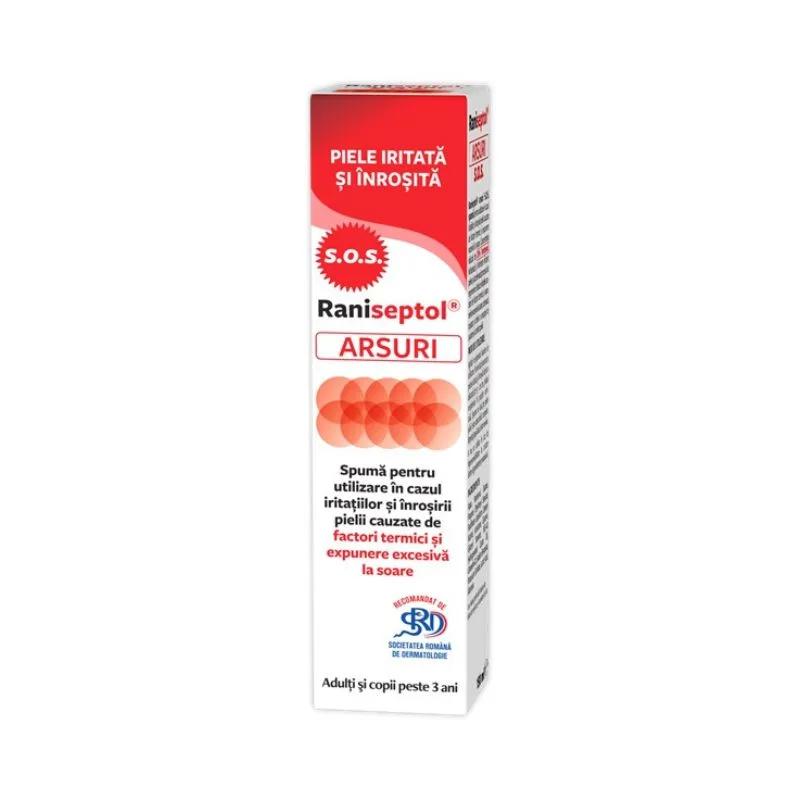 Spuma Raniseptol Arsuri S.O.S, 20% Panthenol, 150ml, Zdrovit — preț și oferte