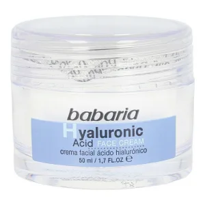 Cremă față hidratantă, Babaria, acid hialuronic, 50 ml