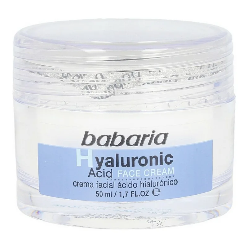 Cremă față hidratantă, Babaria, acid hialuronic, 50 ml Crema — preț și oferte