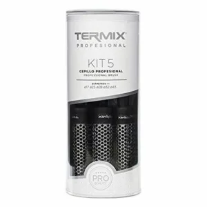 Perii Termice, Termix, set 5 bucăți, negru