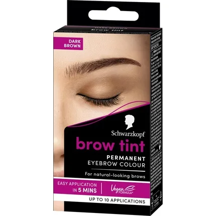 Vopsea sprancene, Schwarzkopf, castaniu inchis, 15 ml — preț și oferte