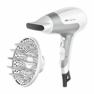 Uscător de păr Braun Satin Hair 5, alb, 2500 W