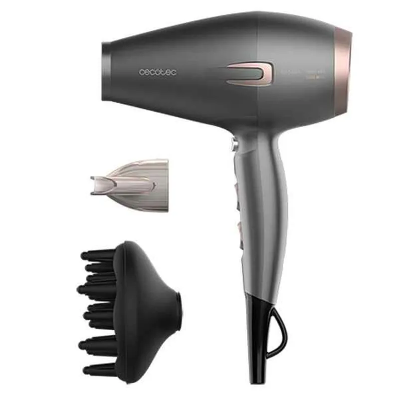 Uscător de păr, Cecotec, 2200 W, negru-gri — preț și oferte