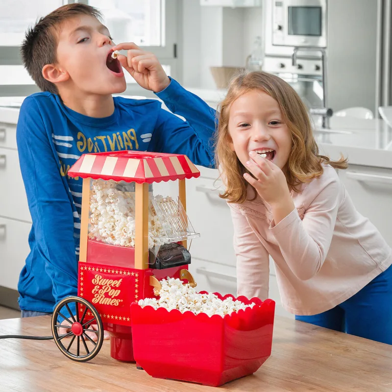 Aparat Popcorn, InnovaGoods, Vintage, roșu VISION TRADING — preț și oferte