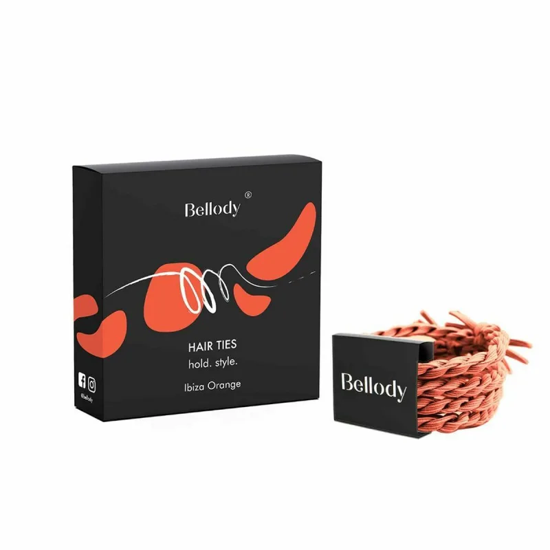Elastice păr, Bellody, set 4 bucăți, portocaliu Unknown — preț și oferte