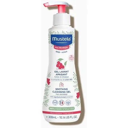 Gel curățare facială, Mustela, piele sensibilă, 300 ml — preț și oferte