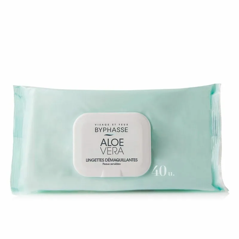 Servetele demachiante, Byphasse, Aloe Vera, 40 bucăți — preț și oferte