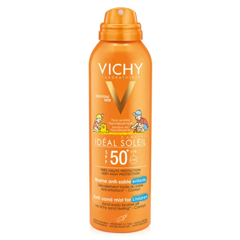 Spray protecție solară Vichy Ideal Soleil, 200 ml, rezistent la apă — preț și oferte